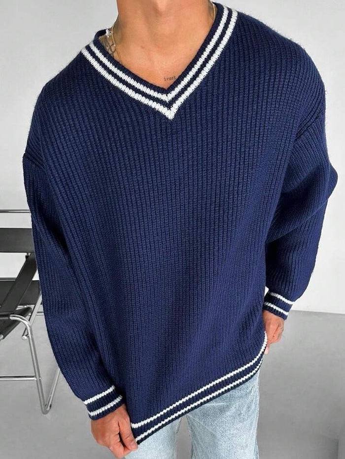 MAGLIONE CON SCOLLO A V