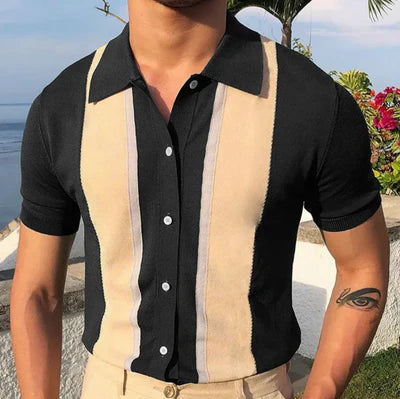 POLO LAVORATA A MAGLIA