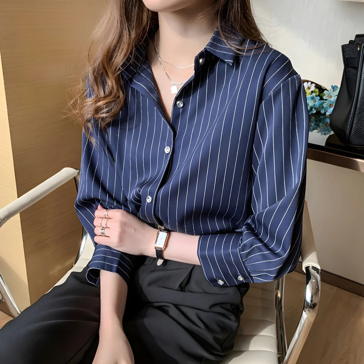 CAMICIA A RIGHE