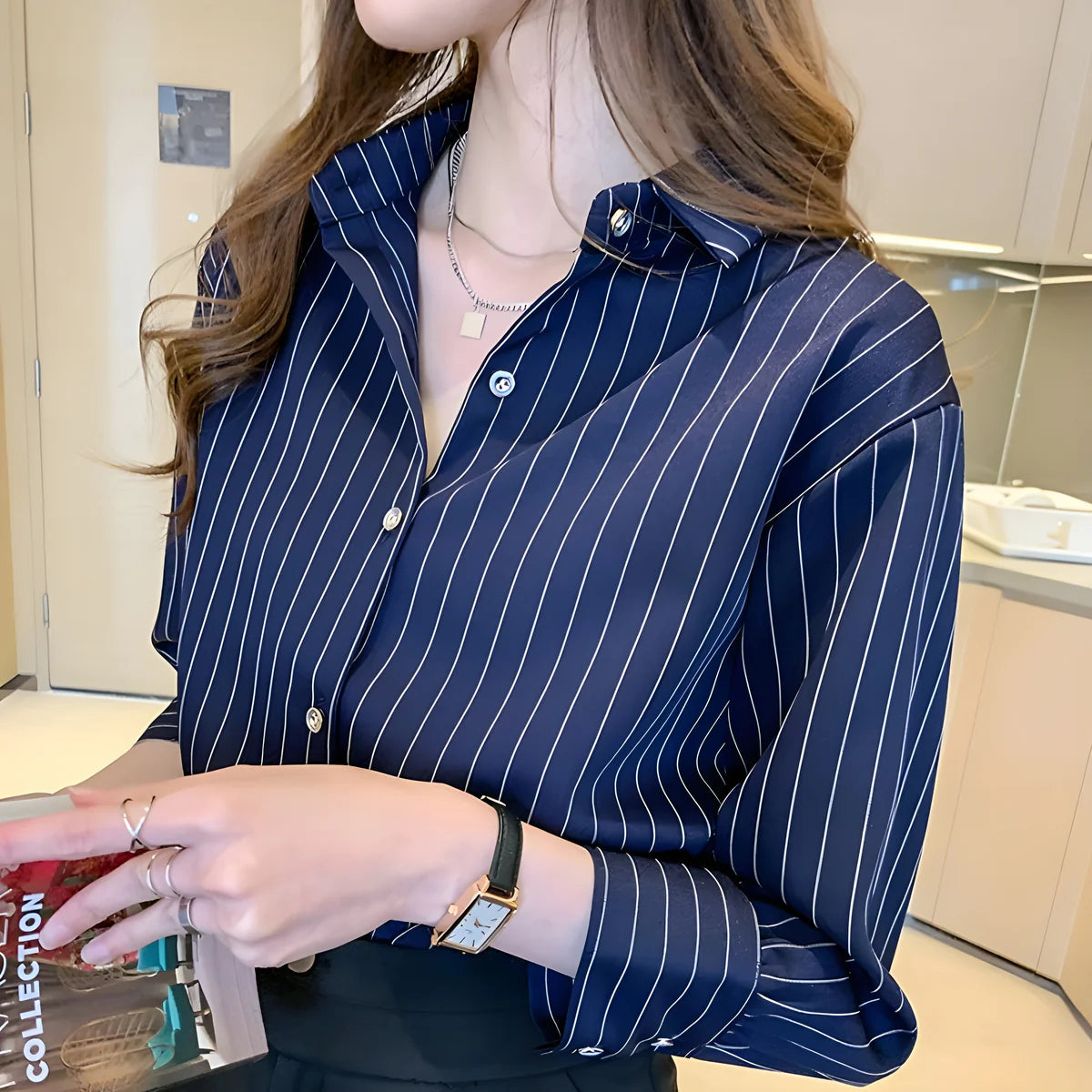 CAMICIA A RIGHE