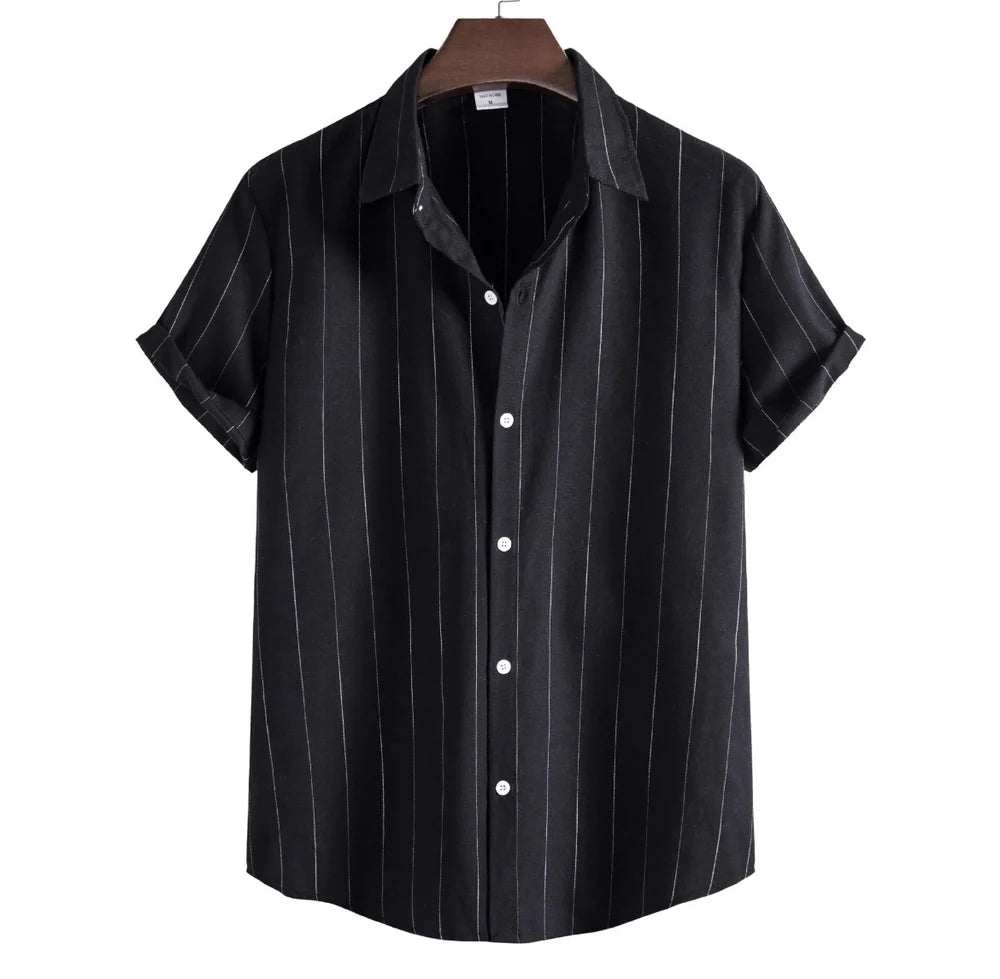 CAMICIA CASUAL A RIGHE