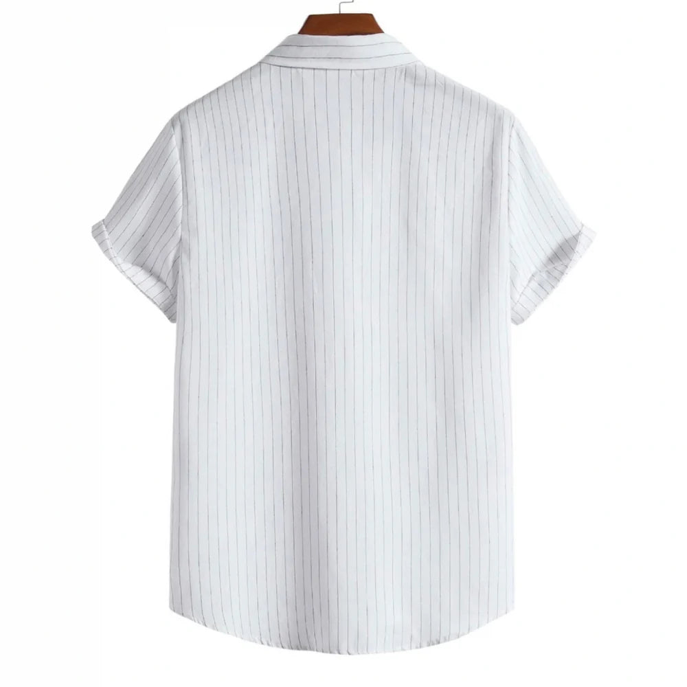 CAMICIA CASUAL A RIGHE