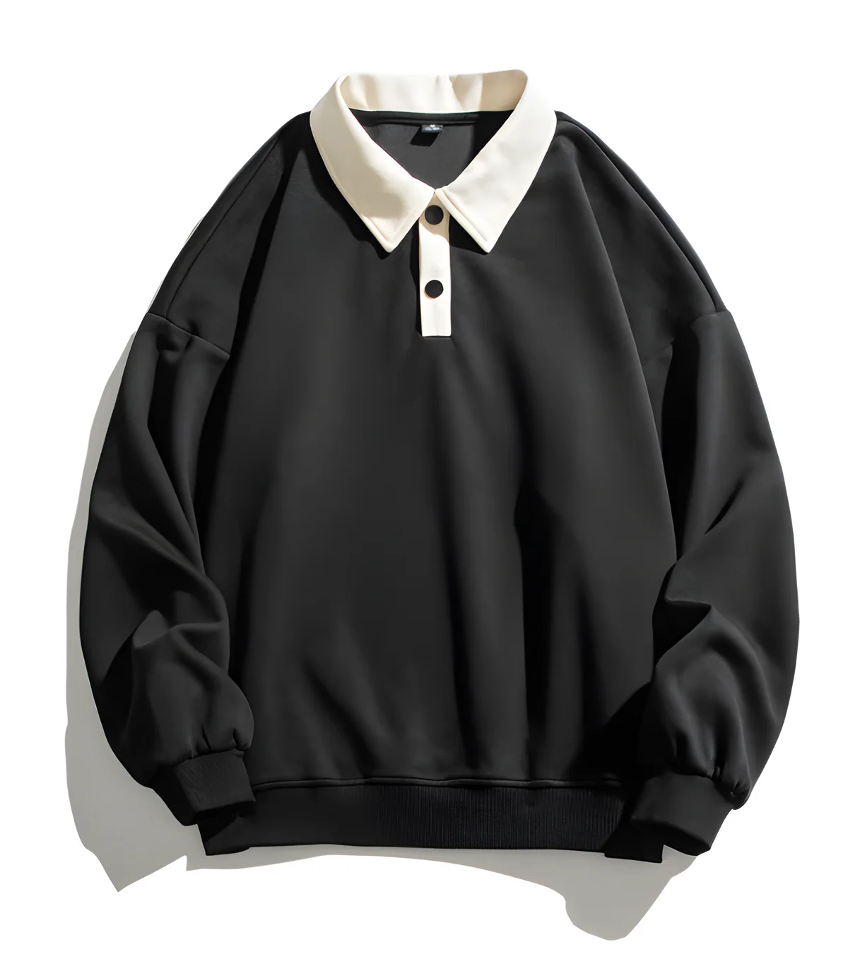 FELPA CON COLLETTO POLO