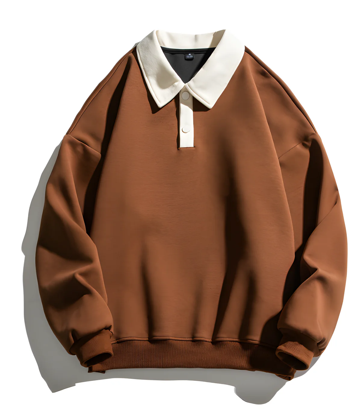 FELPA CON COLLETTO POLO