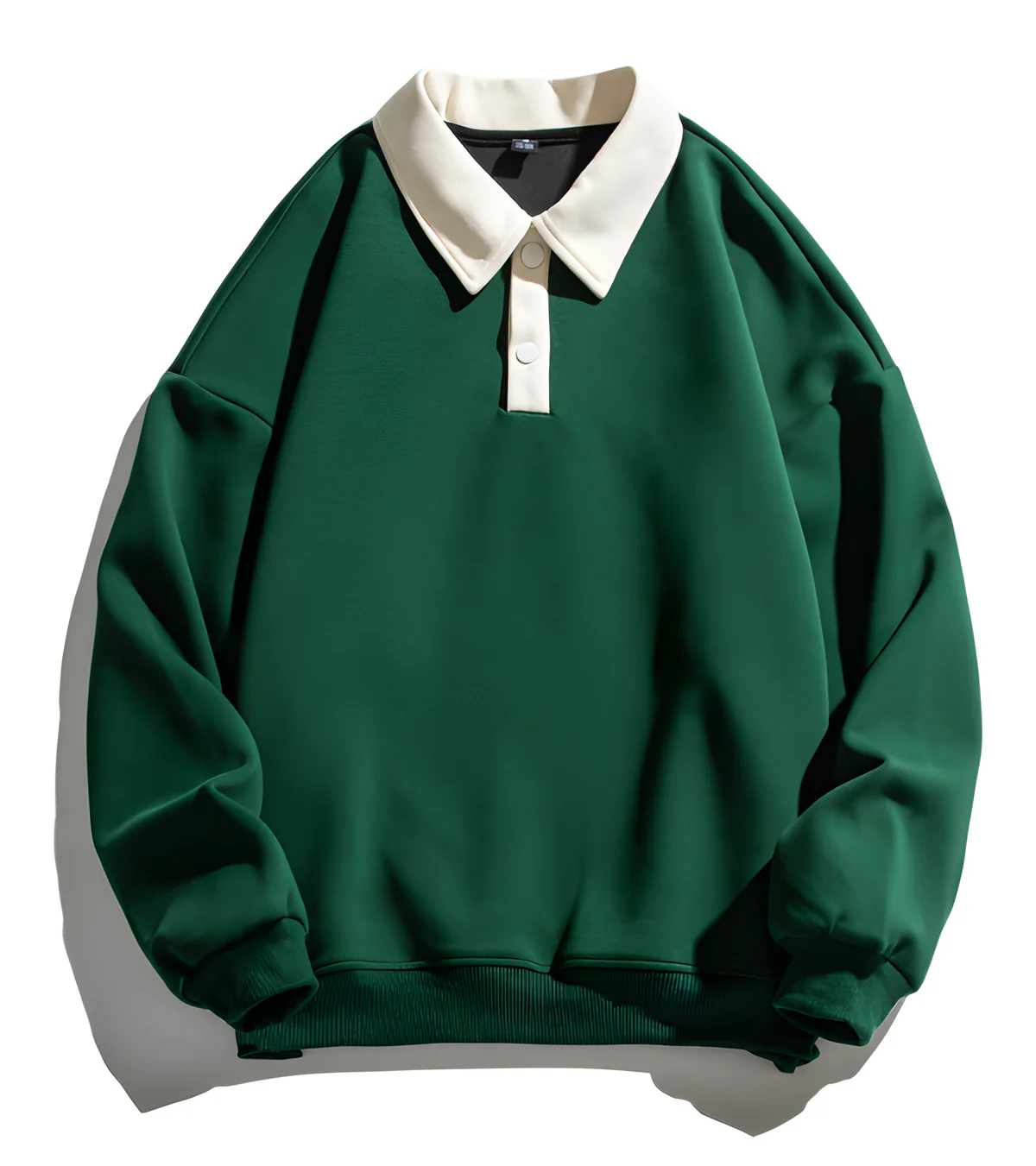 FELPA CON COLLETTO POLO