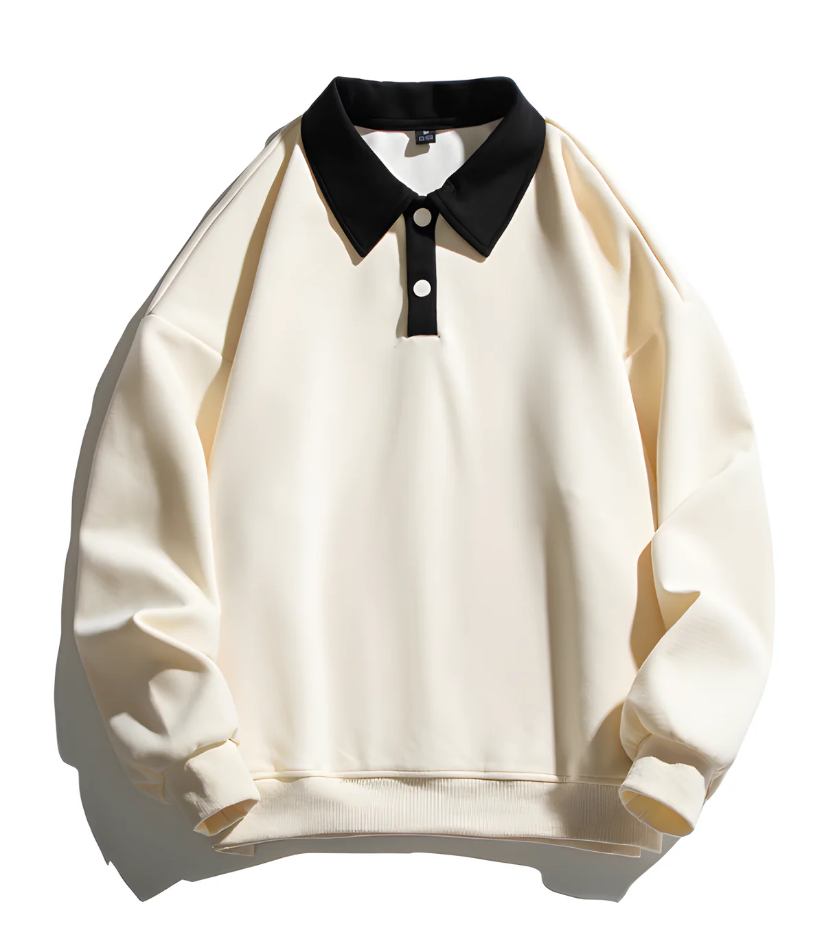 FELPA CON COLLETTO POLO