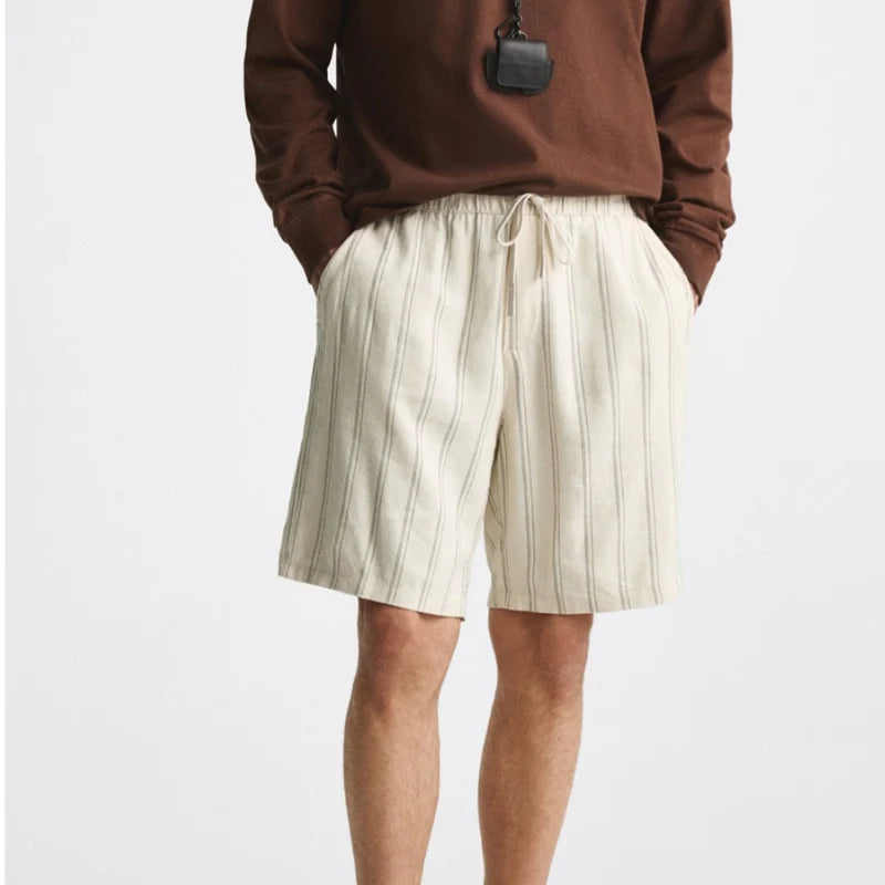 PANTALONCINI CORTI CASUAL IN LINO