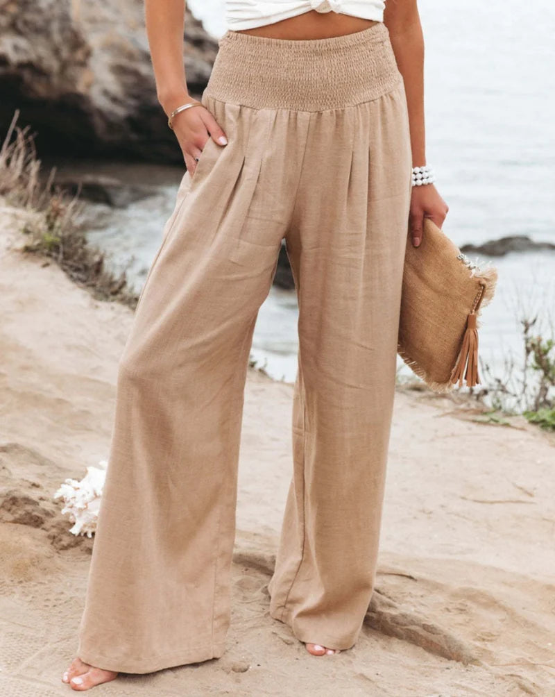 PANTALONI A VITA ALTA DA DONNA