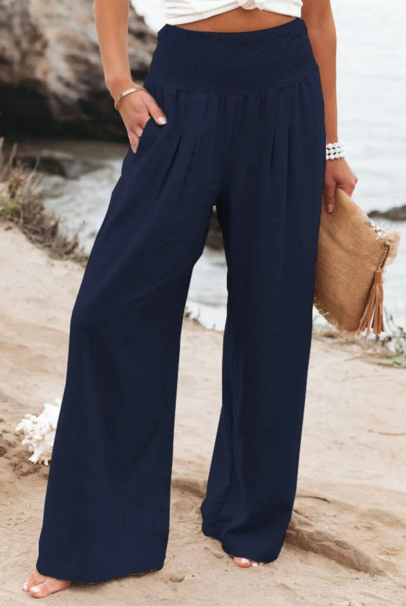 PANTALONI A VITA ALTA DA DONNA