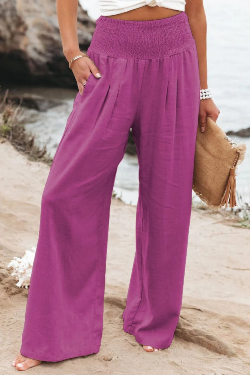 PANTALONI A VITA ALTA DA DONNA