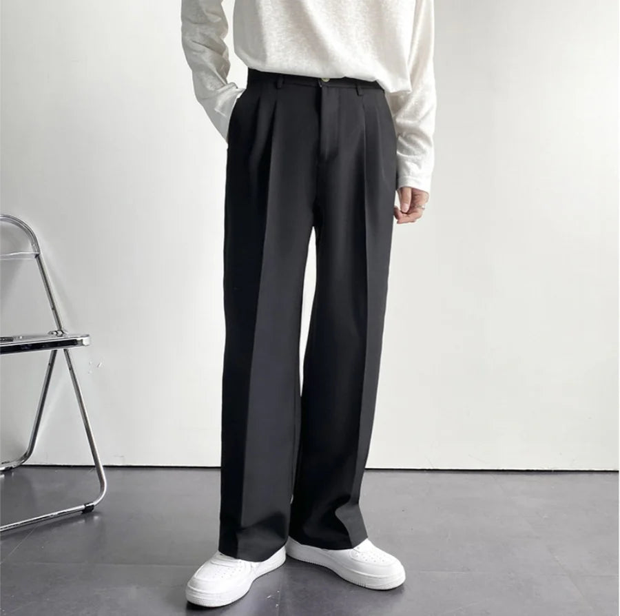 PANTALONI GAMBA LARGHA